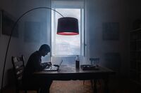 Twiggy LED Golvlampa Crimson