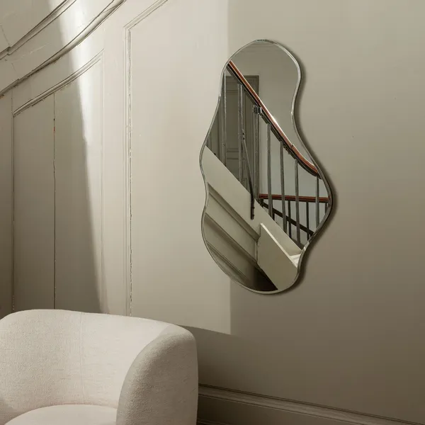 Pond Spejl 110x63 cm Dark Chrome