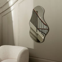 Pond Spejl 110x63 cm Dark Chrome