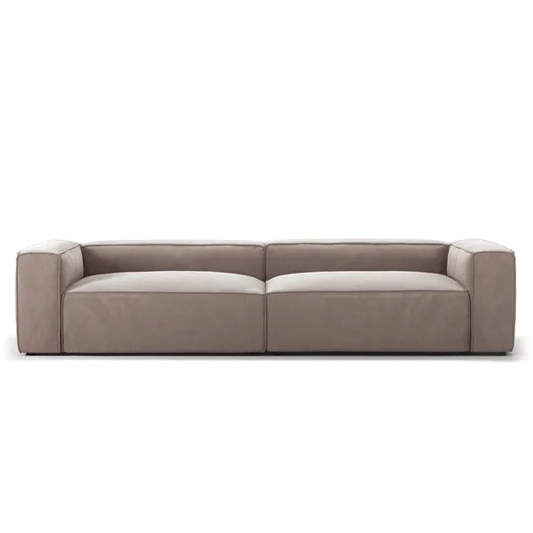 Grand 4-Sitssoffa Sammet Dusk Beige