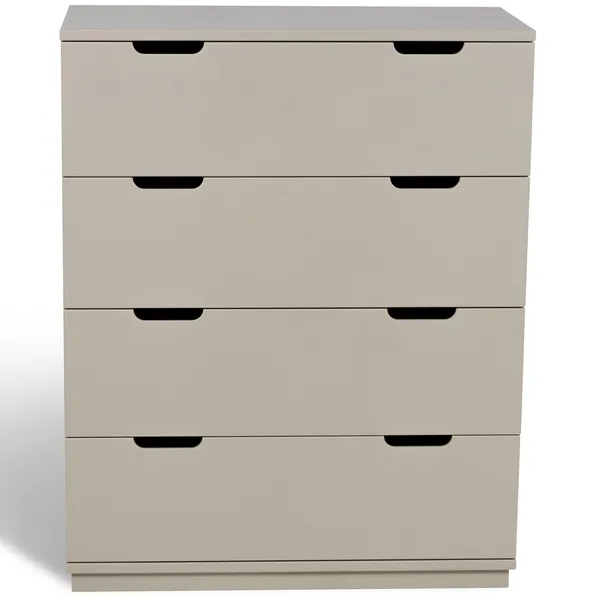 Aoko Kommode med 4 Skuffer Beige