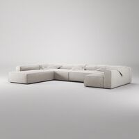 Grand 5-Paikkainen Sohva divaani Vasen Moon White