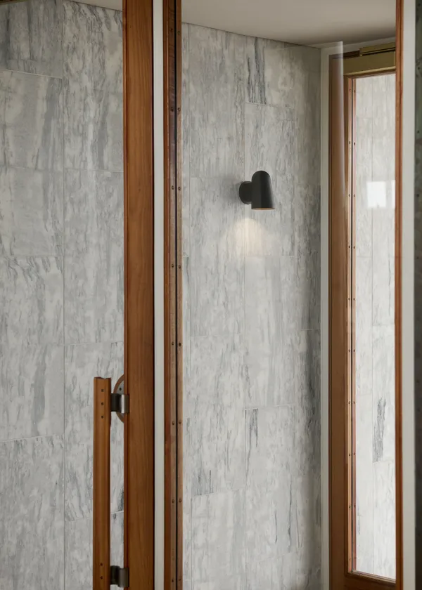 Solid SC104 Vägglampa Inomhus / Utomhus Svart