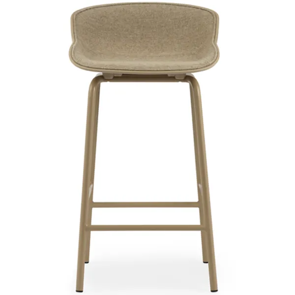 Hyg Barstol 65 cm Betrukket Forside Sand