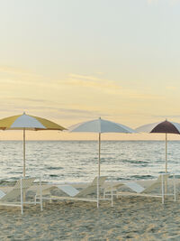 Terrazza Parasol Octagon Off-white / Burgundy
