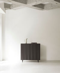 Rib Cabinet Skåp Ek Svart