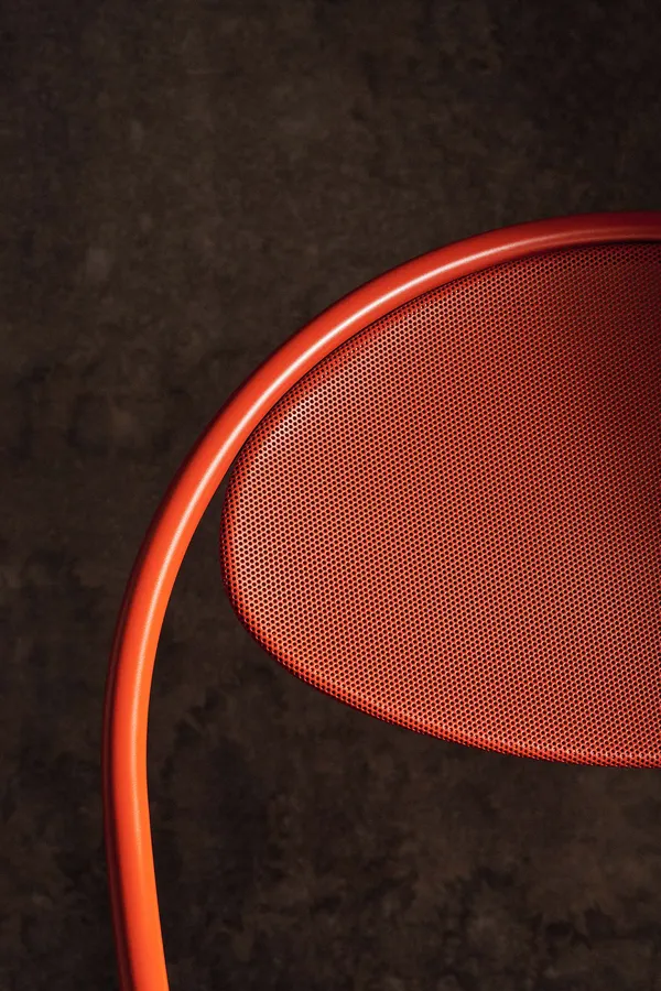 Copacabana Loungestol Oransje / Leslie Stripe 040