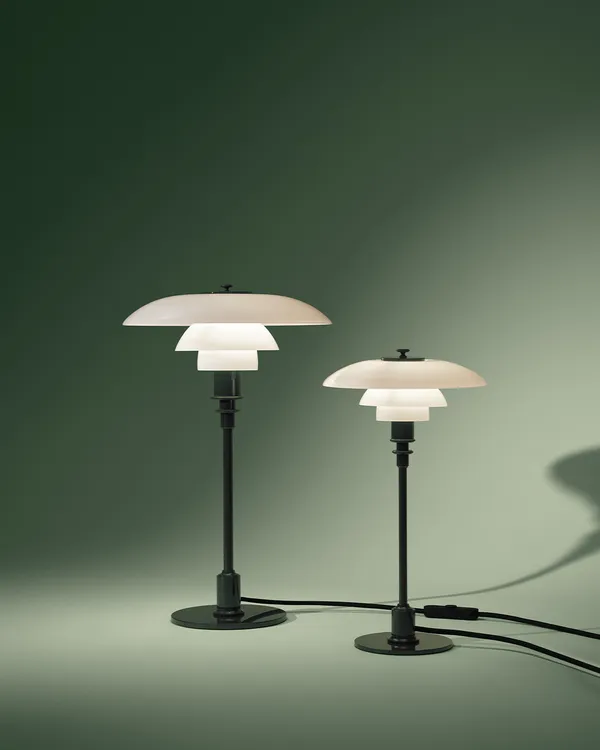 PH 2/1 Bordslampa Glossy Deep Green