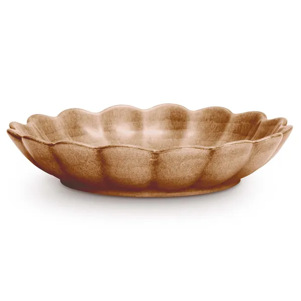 Oyster Skål 24 cm Cinnamon