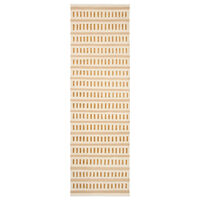 Ladakh Villamatto 80x250 cm Valkoinen / Beige / Masala Yellow