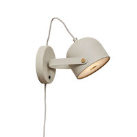 Svejk 13 Væglampe Beige/Messing