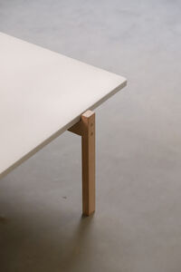 Eugene Sofabord 70x125 cm Lys Beton / Lys Eg