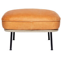 Lyra Footstool Vintage Cognac