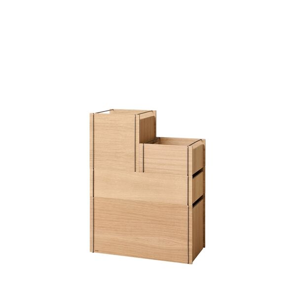 Storage Tower Mellan Ek/Rostfritt Stål