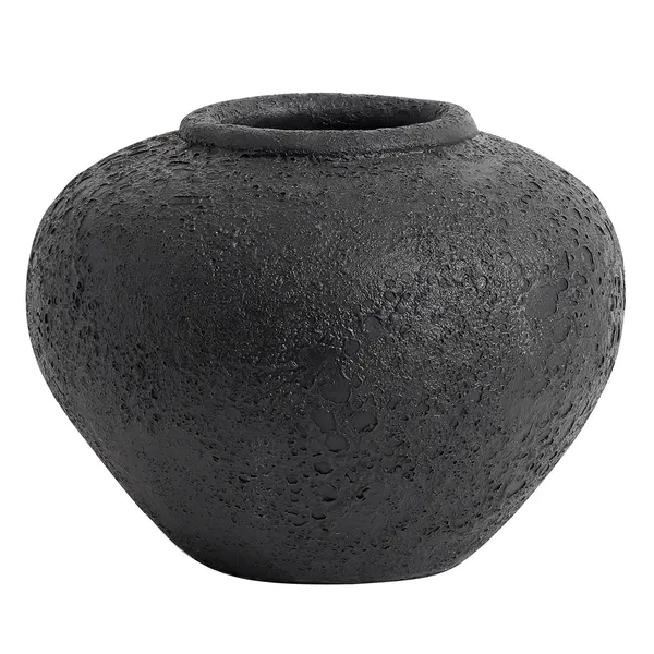 Luna Dekorativ Kruka H18 cm Svart