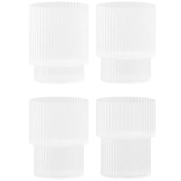 Ripple Glas 4-pack 20 cl Frosted