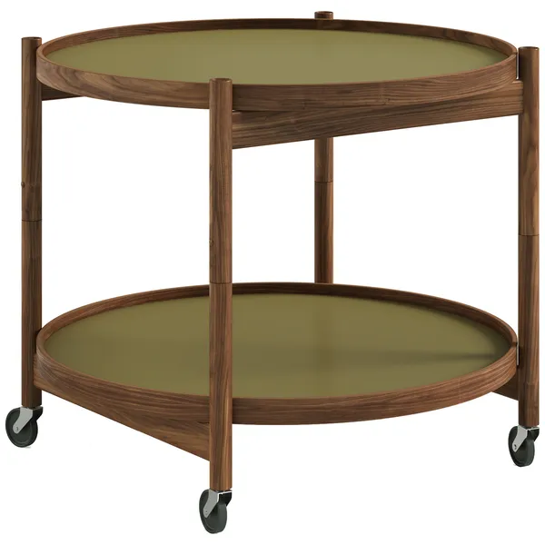 Bølling Bakkebord Ø60 cm Olieret Valnød / Blad