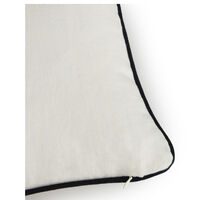 Soft Pude 40x60 cm Offwhite / Sort