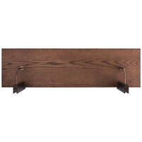 Corbel Vägghylla 100 cm Mörkbetsad Ek