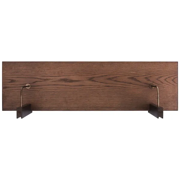 Corbel Vägghylla 100 cm Mörkbetsad Ek