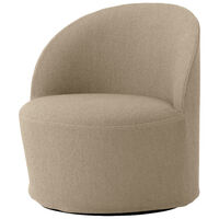 Tearoom Loungestol Med Drejefod Logan Sand