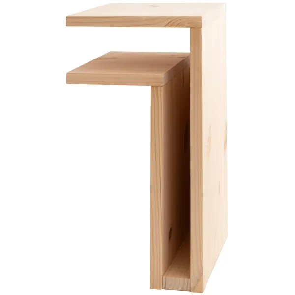F-Shelf Vegghylle Venstre Furutre