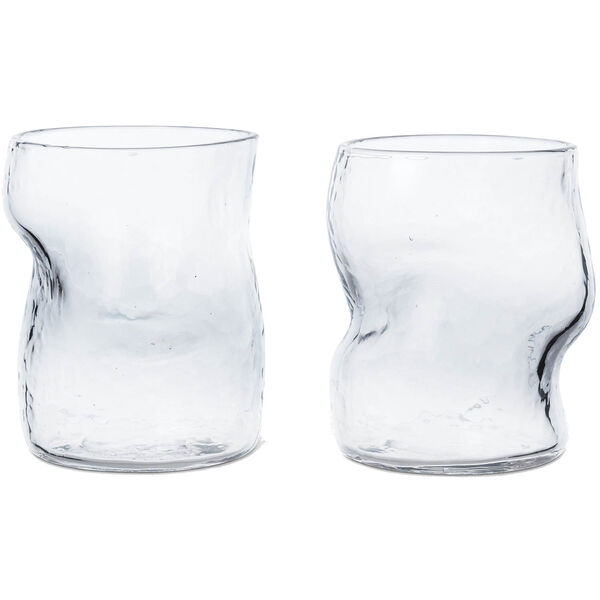 Dimple Glas 2-pack Klar