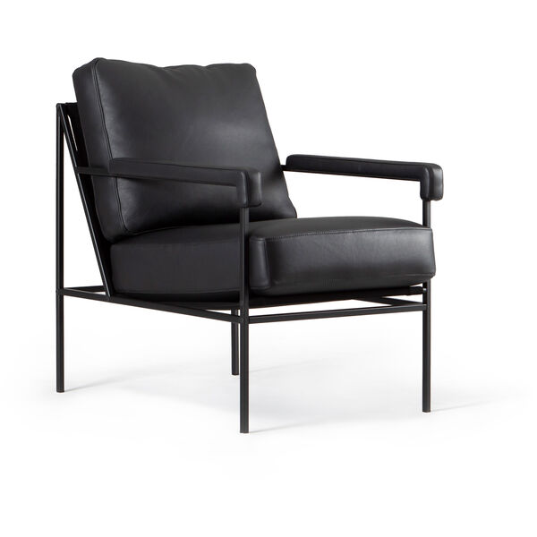 Seventy Five Nojatuoli Nahka Black Edition
