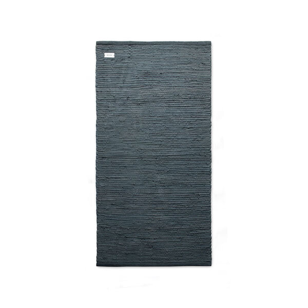 Cotton Tæppe Steel Grey 65x135 cm