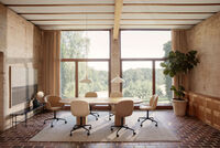 Moon Spisebord Elliptical 290x105 cm Solid Oljet Eik