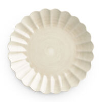 Oyster Tallerken Hvid 28 cm