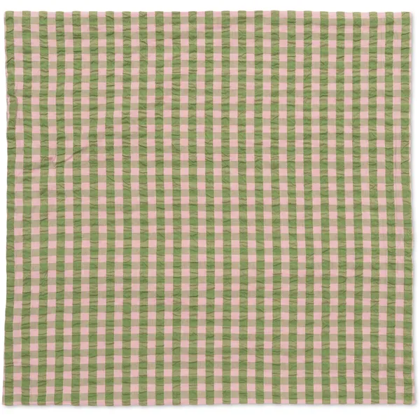 Bæk & Bølge Putevar 60x63 cm Grønn/Pale Pink