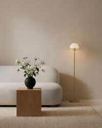 Vienda Gulvlampe Messing / Opal