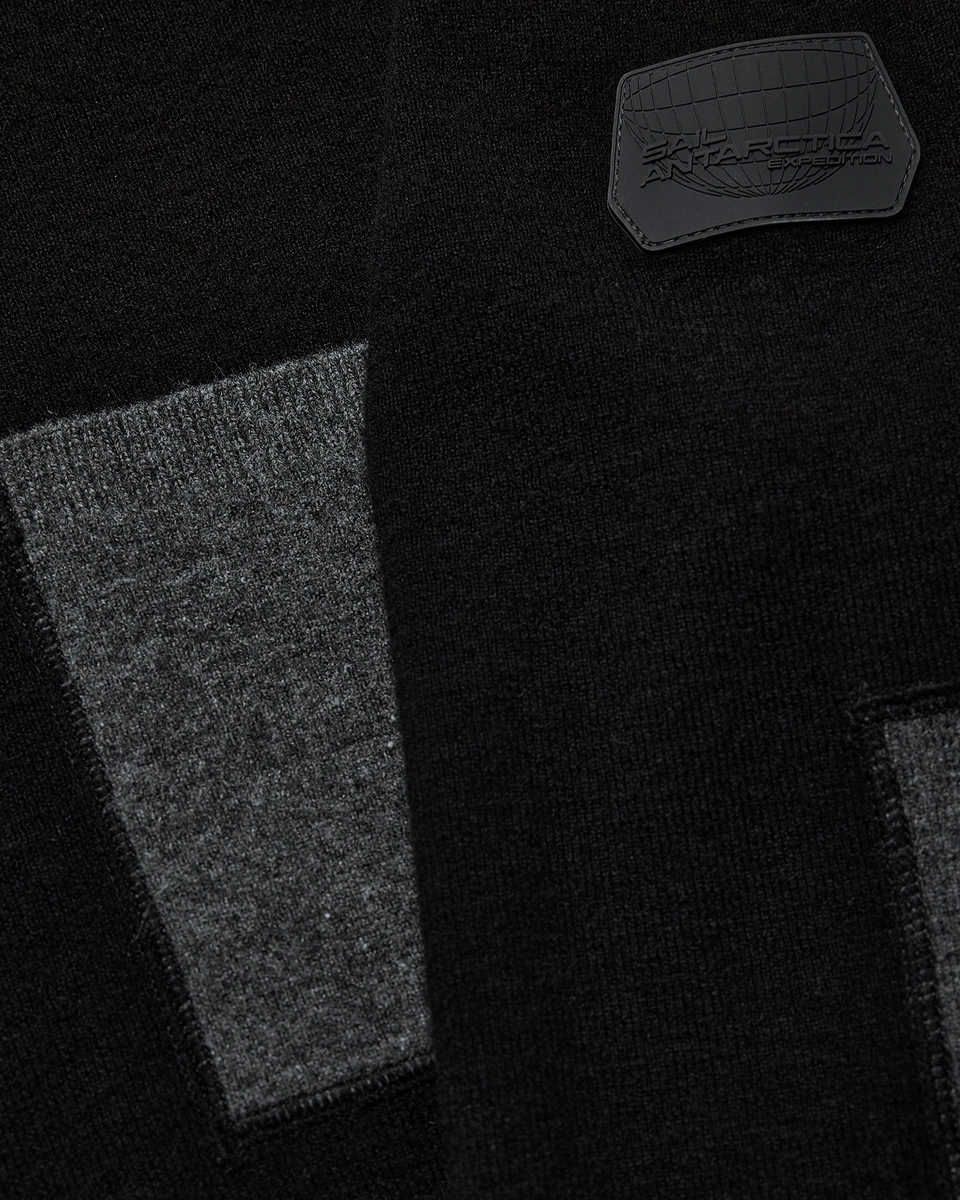 SPINE KNITTED CREWNECK 