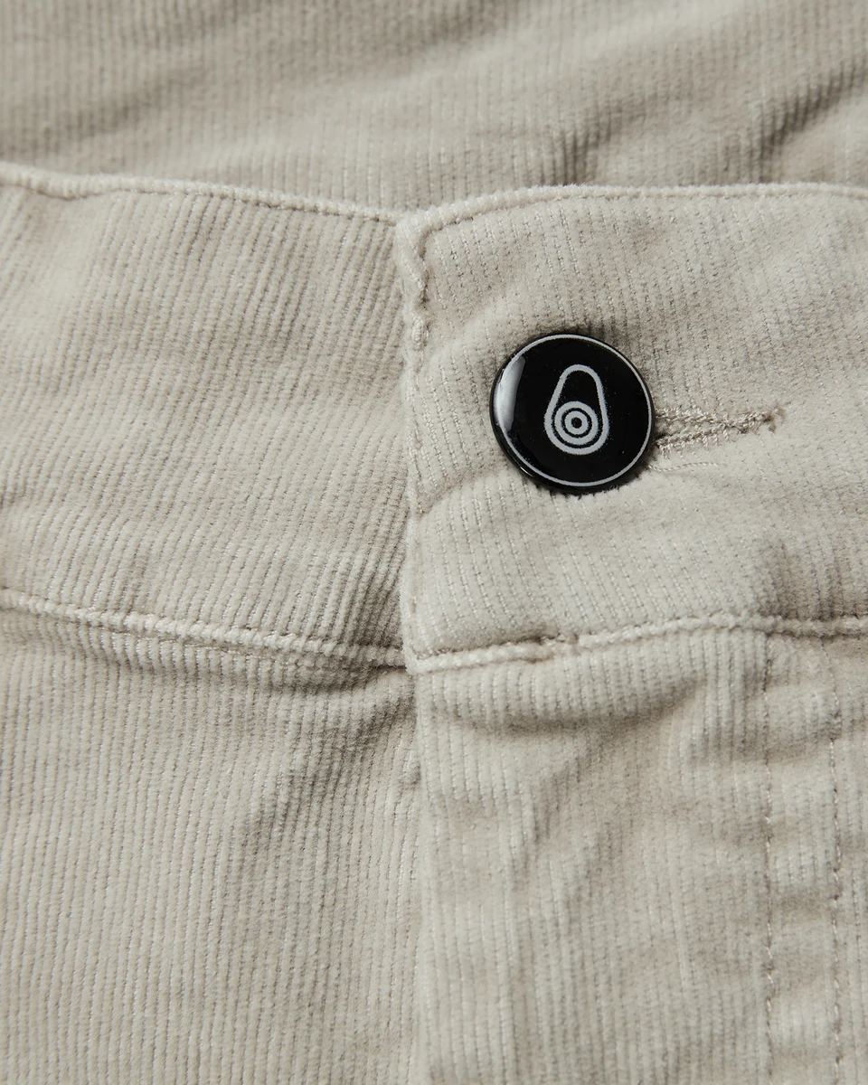 BLOCKED CORDUROY SHORTS