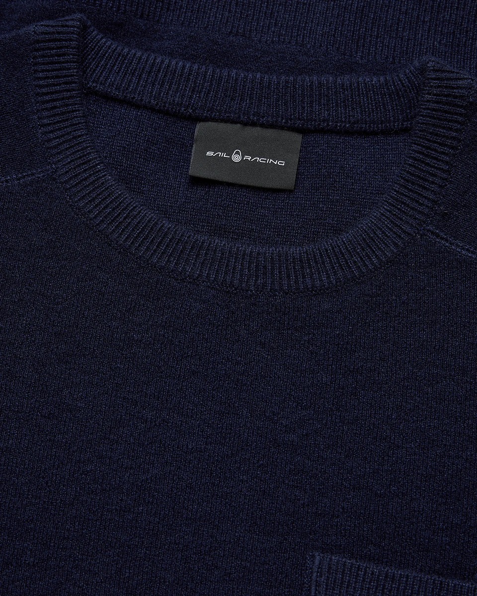 SPINE KNITTED CREWNECK 