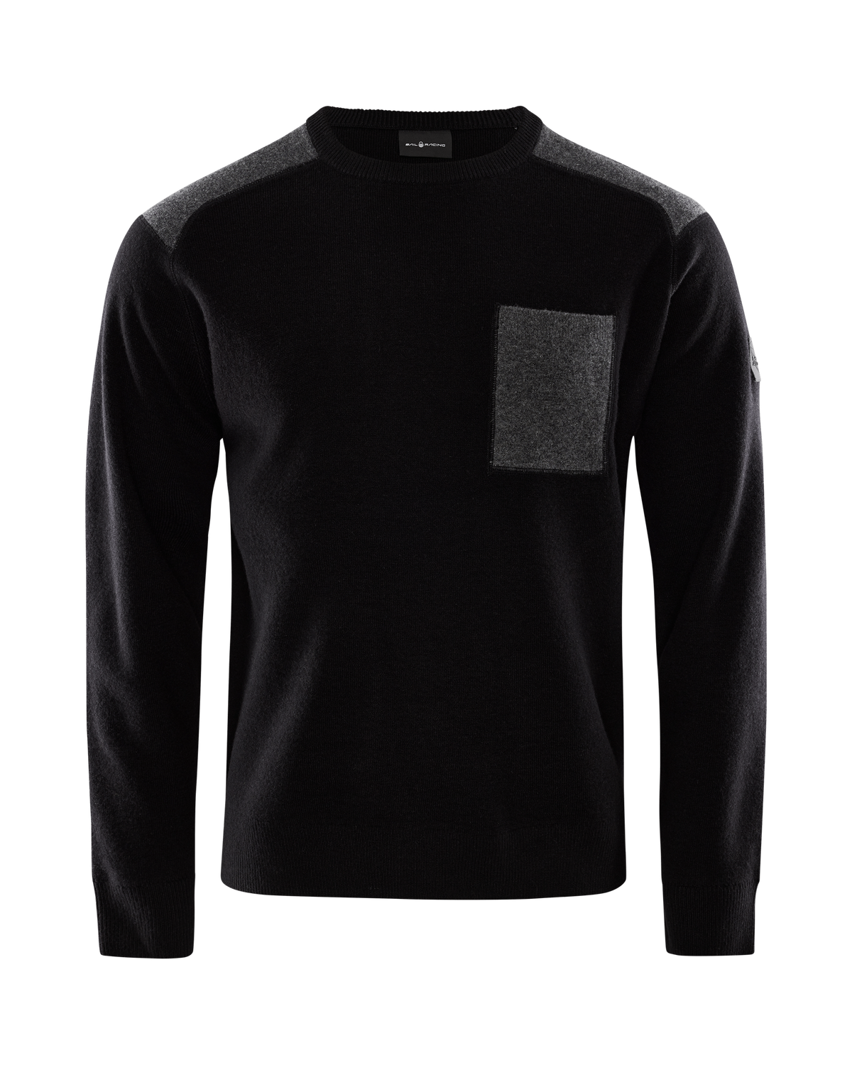 SPINE KNITTED CREWNECK 