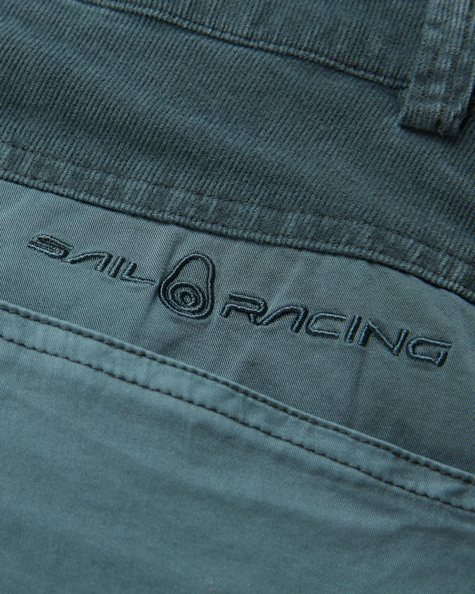 BLOCKED CORDUROY SHORTS