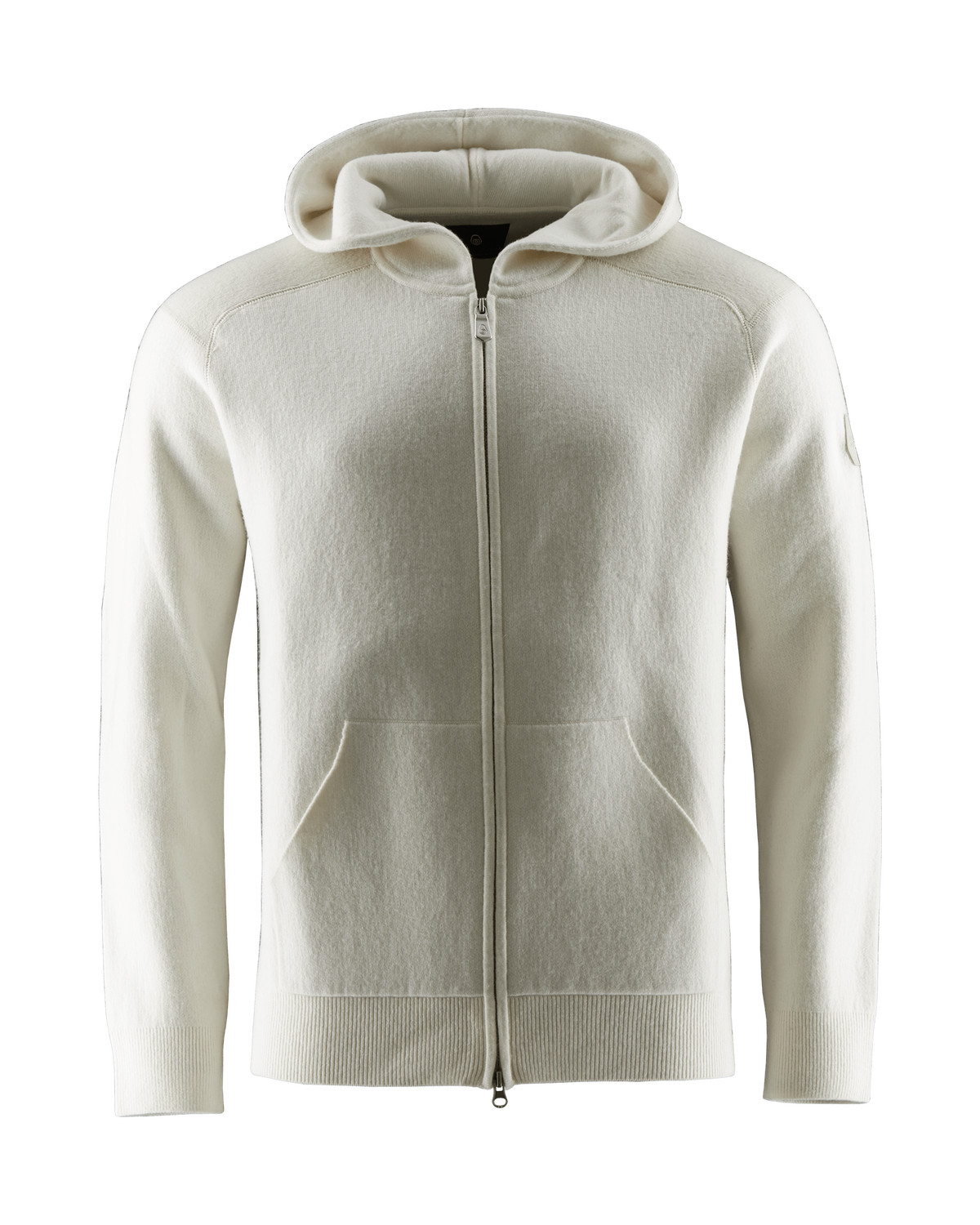 SPINE KNITTED ZIP HOOD 