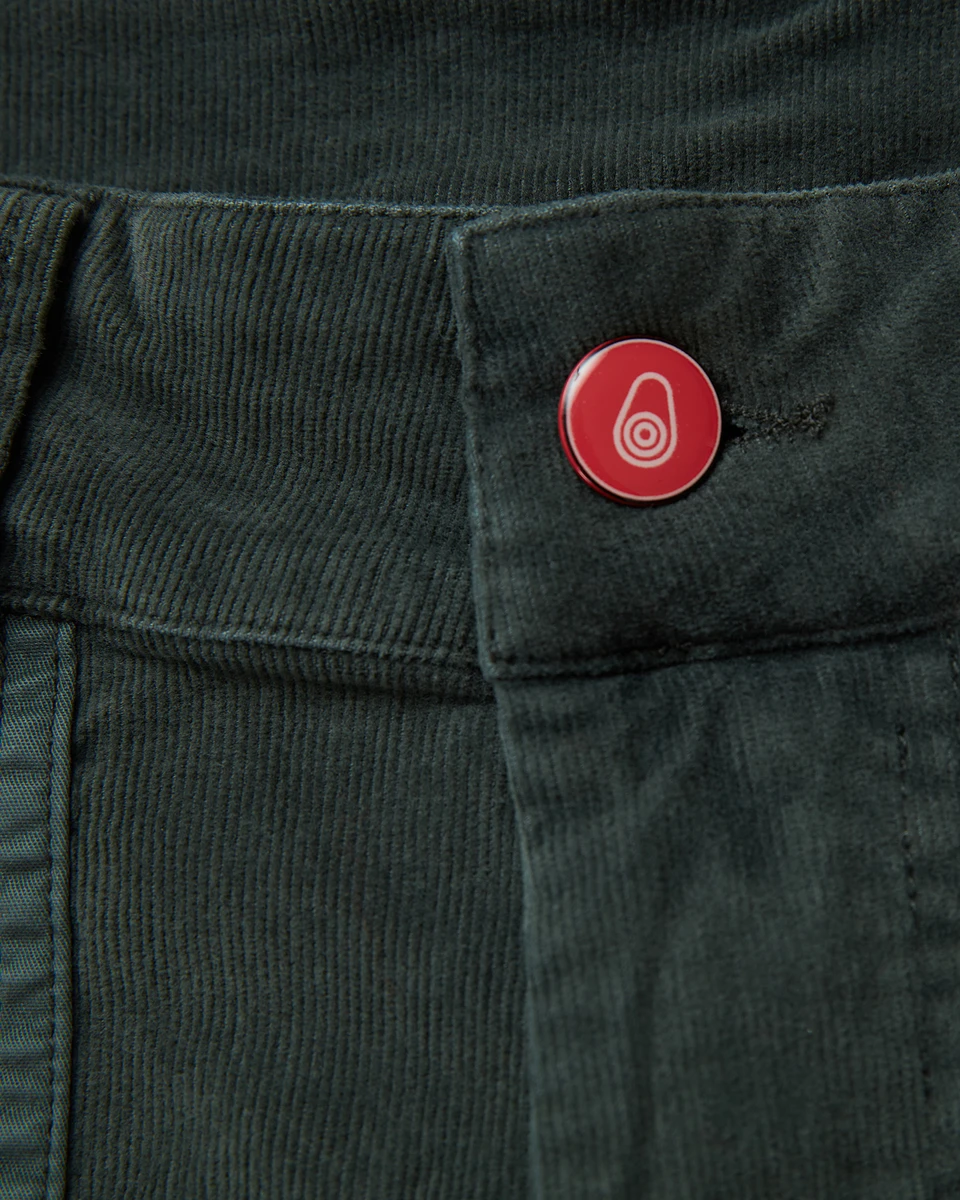 BLOCKED CORDUROY SHORTS