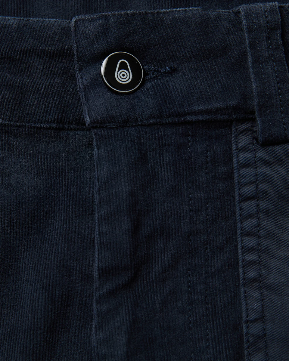BLOCKED CORDUROY SHORTS