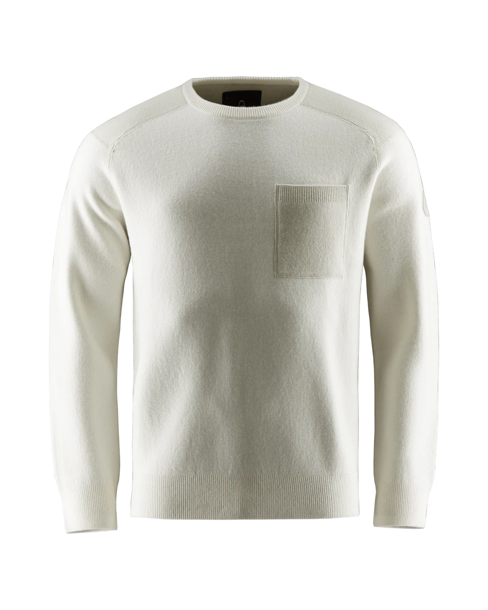 SPINE KNITTED CREWNECK 