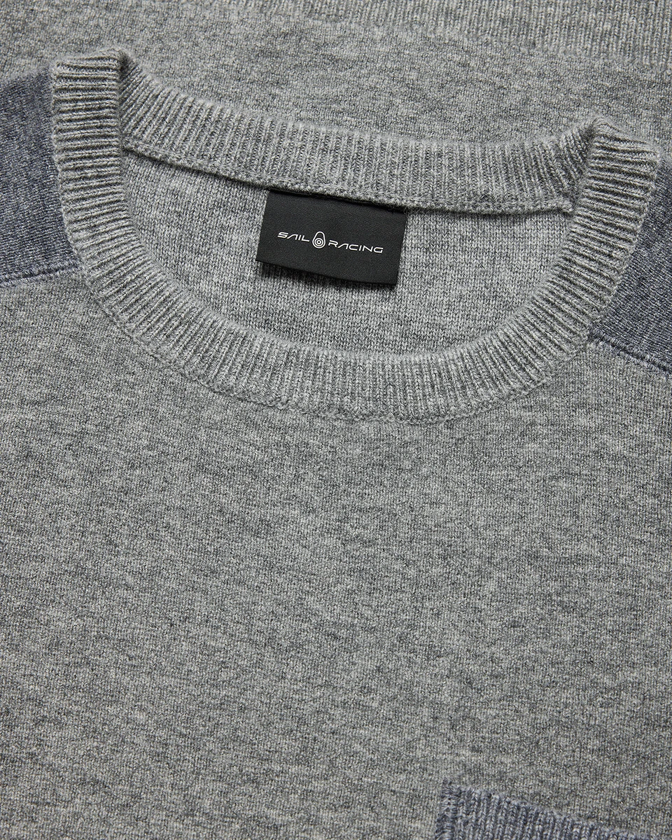 SPINE KNITTED CREWNECK 
