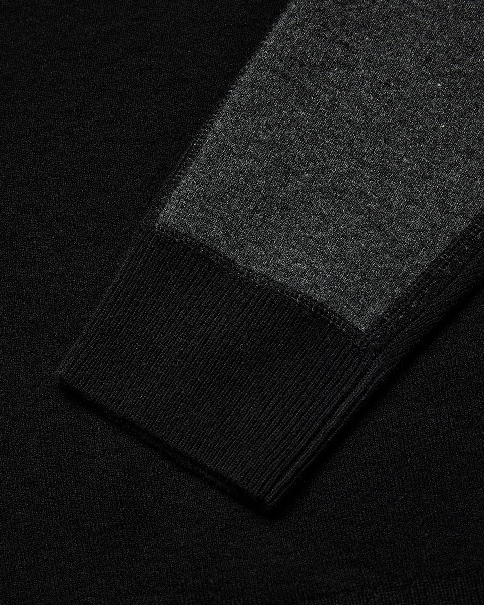 SPINE KNITTED CREWNECK 