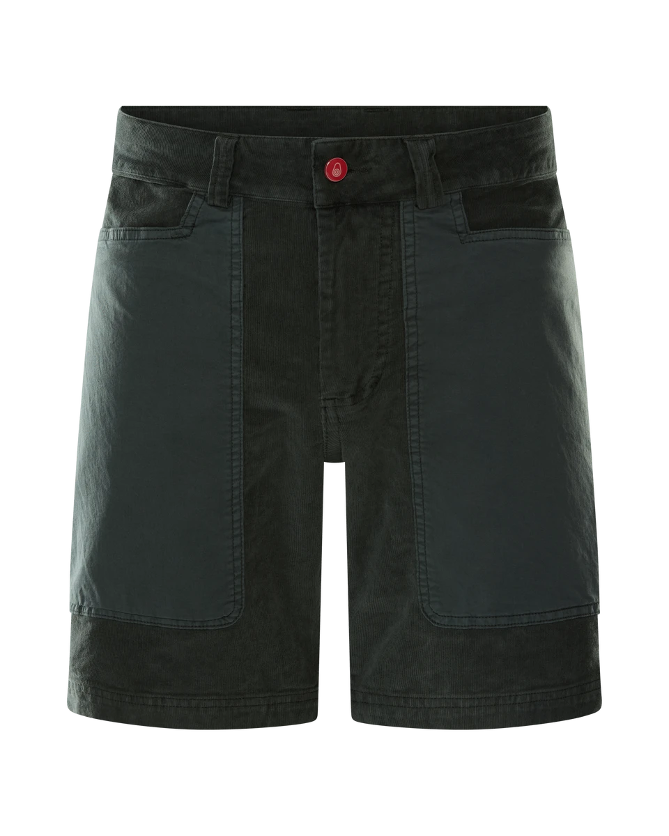 BLOCKED CORDUROY SHORTS