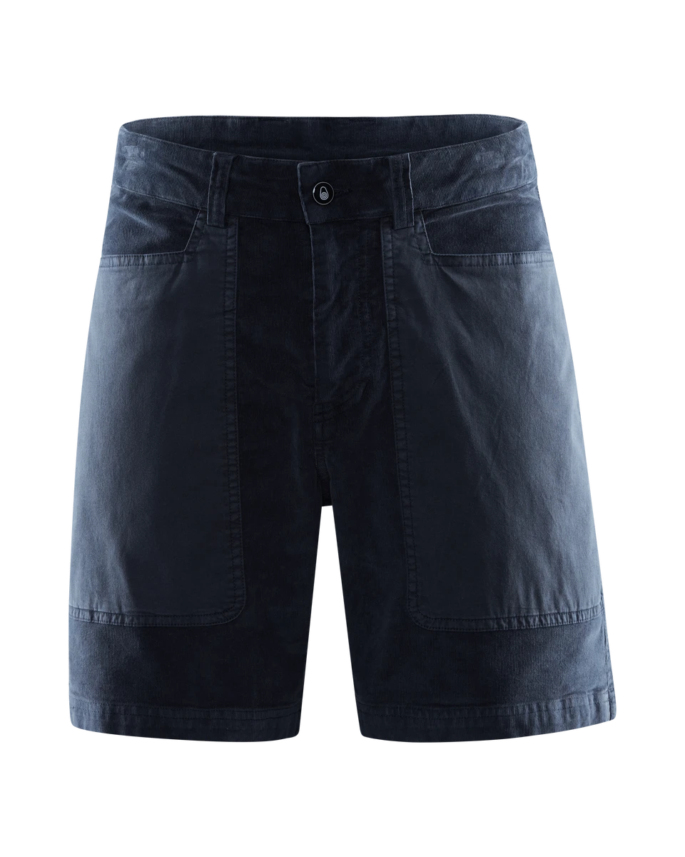 BLOCKED CORDUROY SHORTS