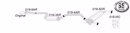 Eksosanlegg til Volvo C30, T5, 2010-2013, 2009