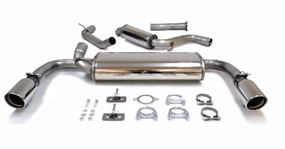 Eksosanlegg til Volvo V40, 2WD, T5, 2013-2015, sylinder