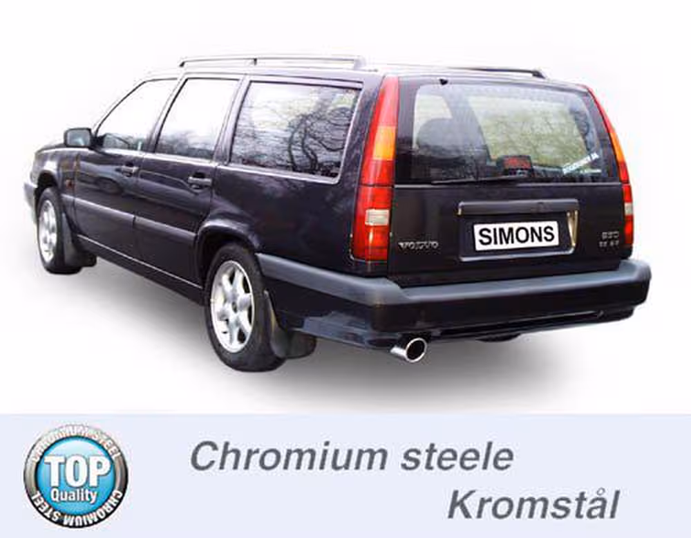 Eksosanlegg til Volvo 850, V70, S70, 1991-1997