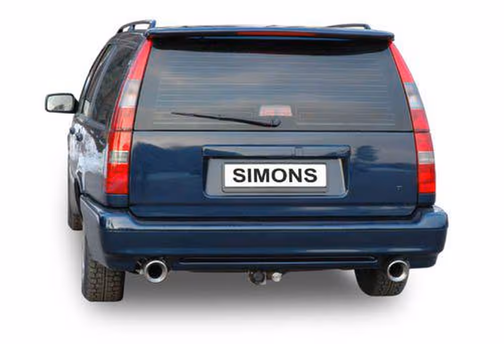 Eksosanlegg til Volvo 850, V70, C70, S70, Turbo, 1991-1997
